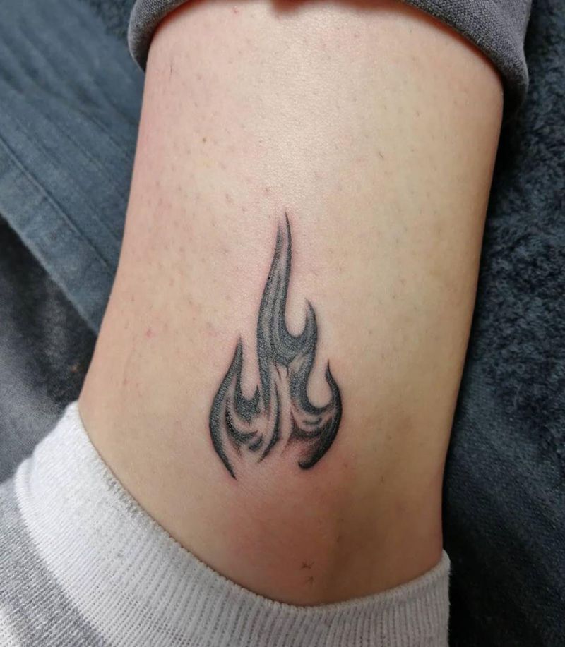 30 Pretty Flame Tattoos That Make You More Attractive