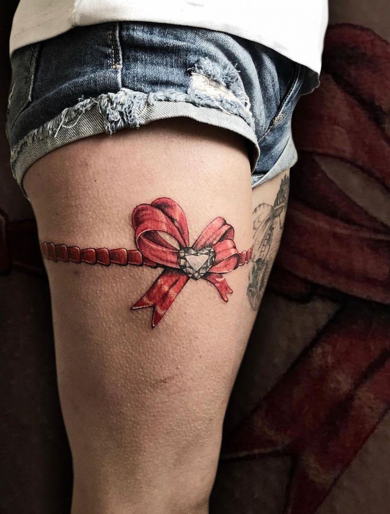 30 Pretty Garter Tattoos Make You Charming