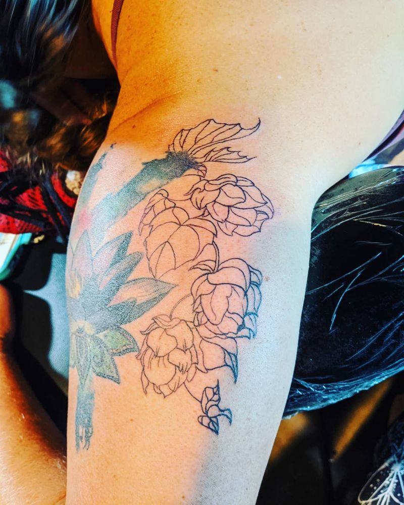 30 Pretty Hops Tattoos You Must Try