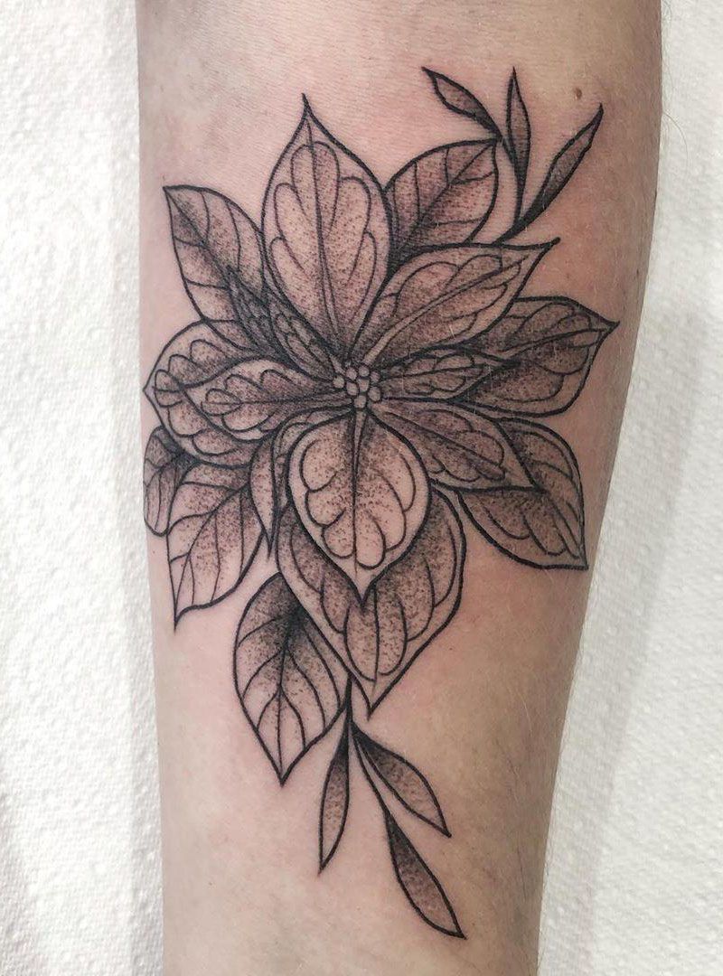 30 Pretty Poinsettia Tattoos You Must Try