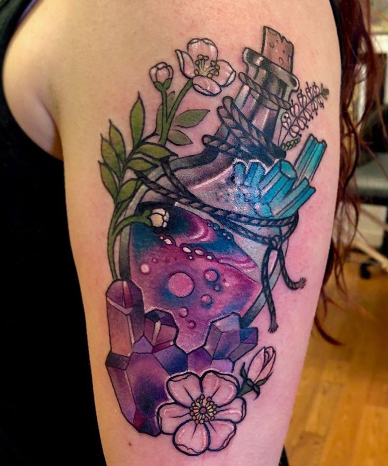 30 Perfect Potion Tattoos Make You Attractive