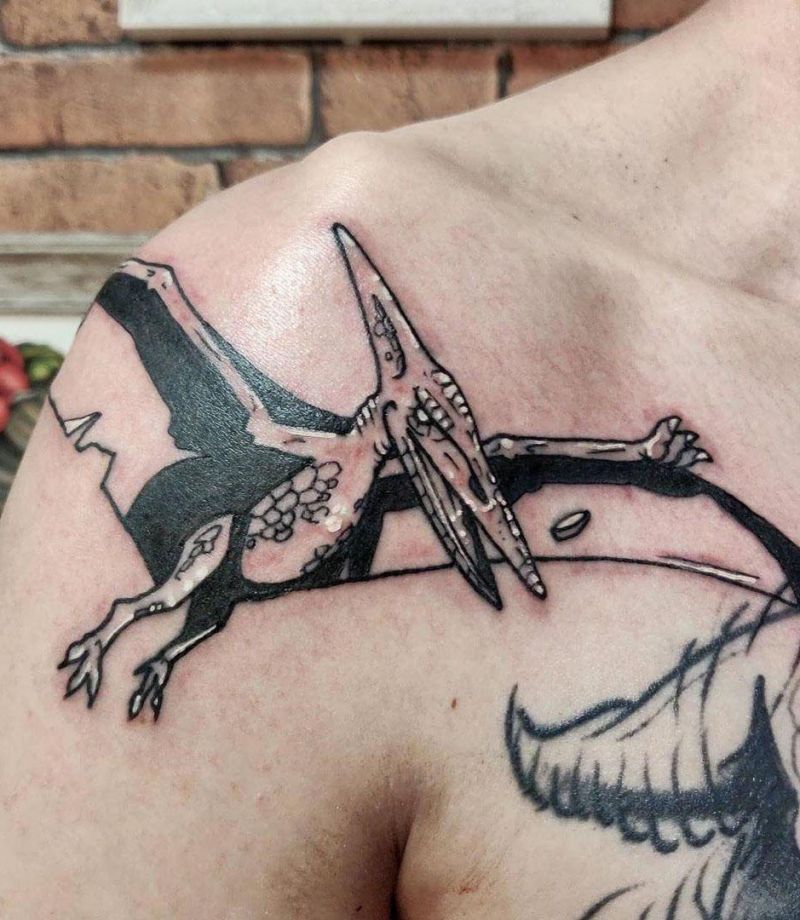 30 Pretty Pterodactyl Tattoos You Will Love