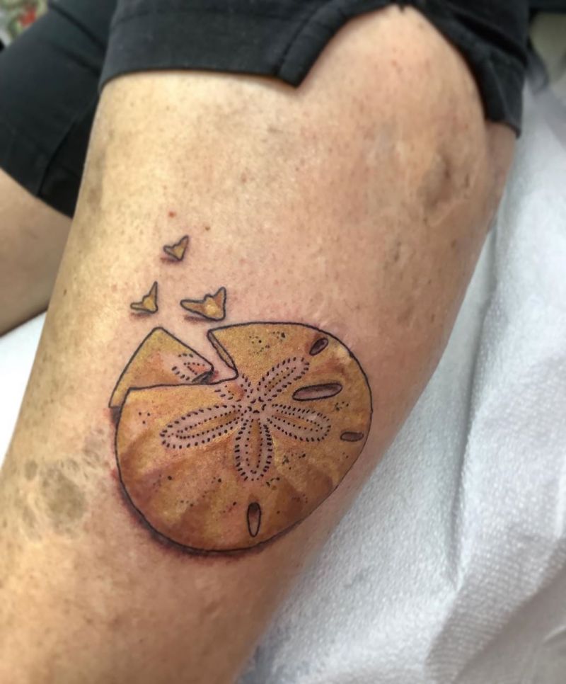 30 Pretty Sand Dollar Tattoos to Inspire You