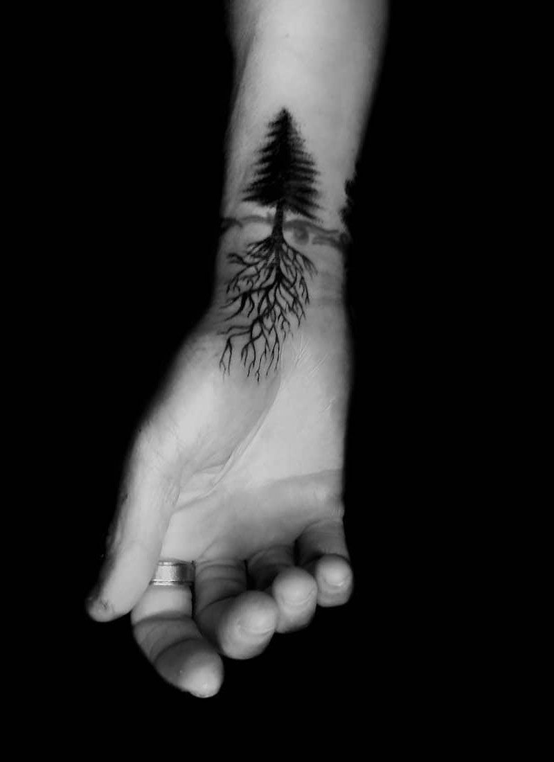 30 Pretty Tree Tattoos Make You Elegant