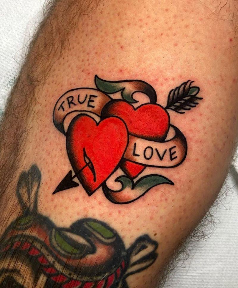 30 Pretty True Love Tattoos to Inspire You