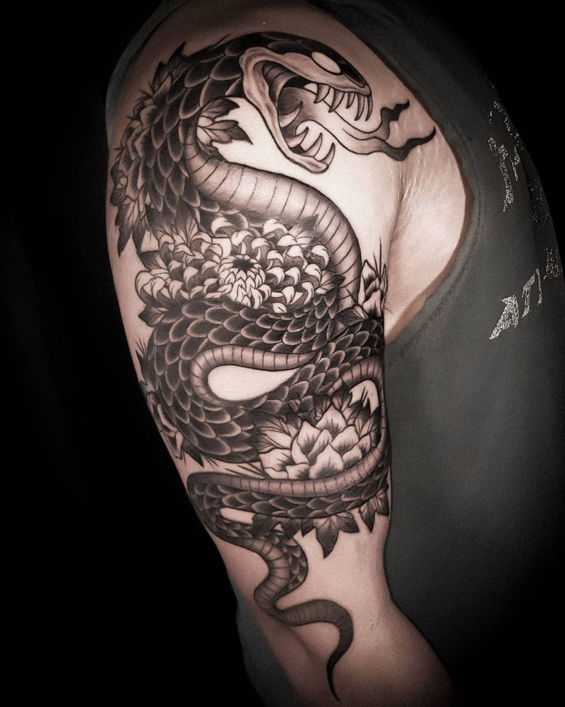 30 Pretty Viper Tattoos You Will Love