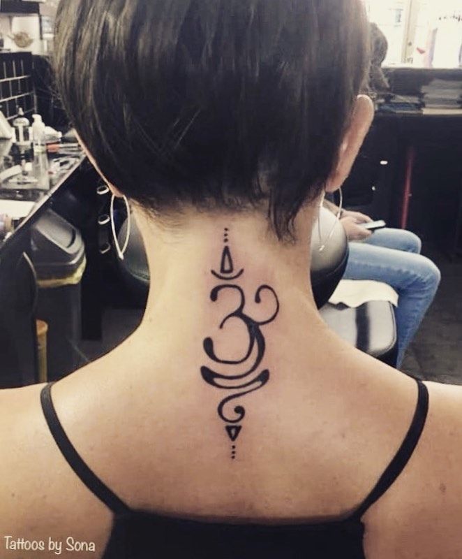 30 Pretty AUM Tattoos to Inspire You