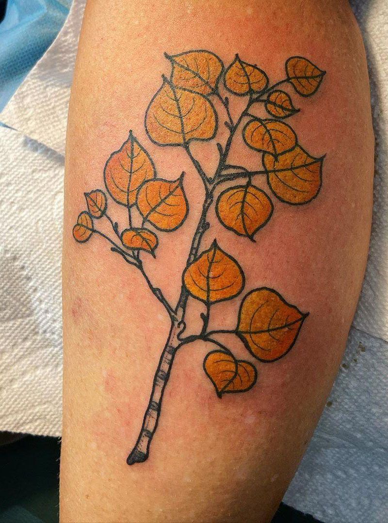 30 Pretty Aspen Tattoos for Inspiration