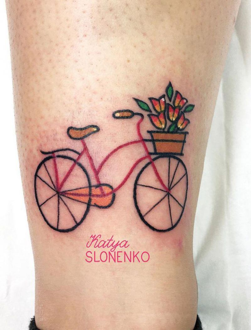 30 Pretty Bicycle Tattoos Make You Beautiful