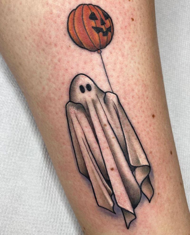 30 Pretty Ghost Tattoos to Inspire You