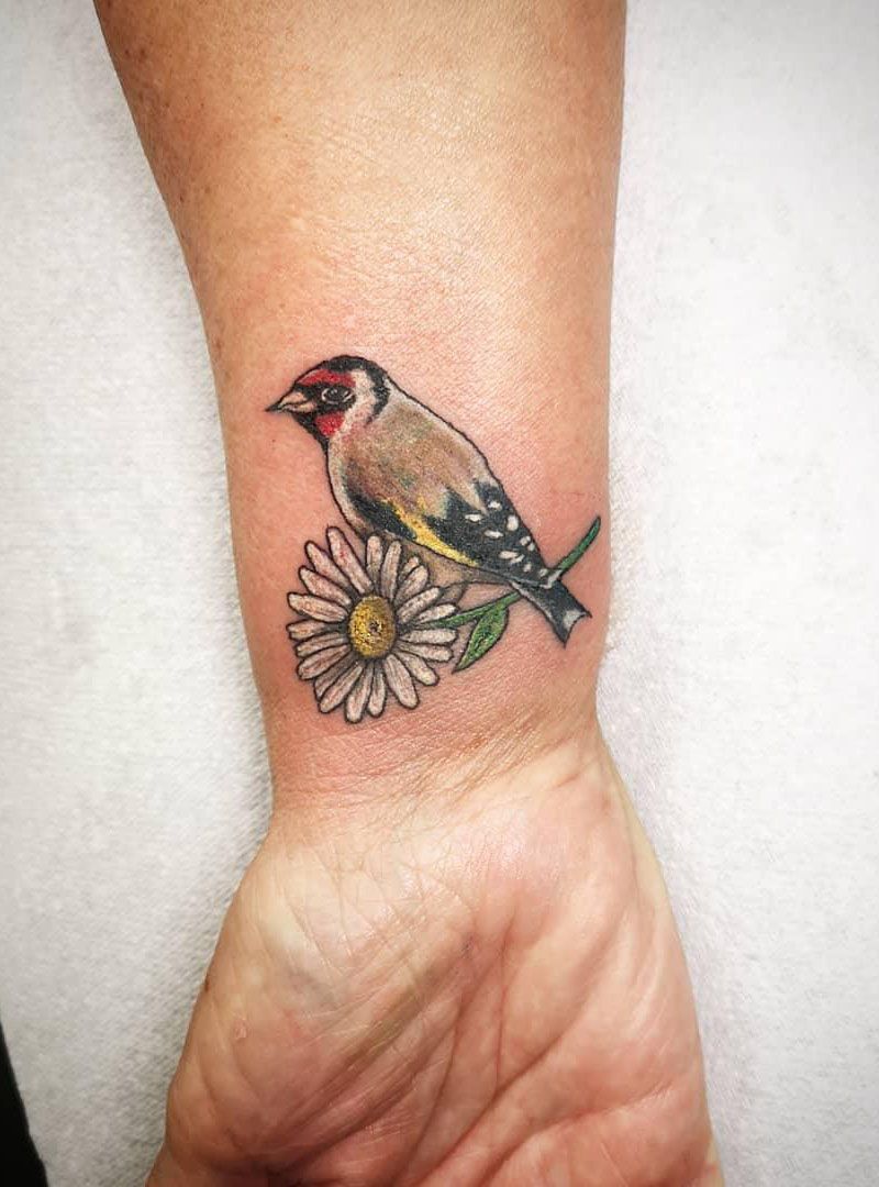 30 Pretty Goldfinch Tattoos to Inspire You