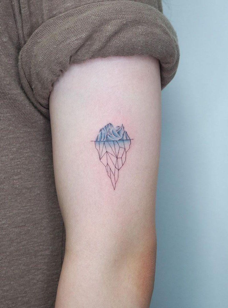 30 Pretty Iceberg Tattoos You Will Love