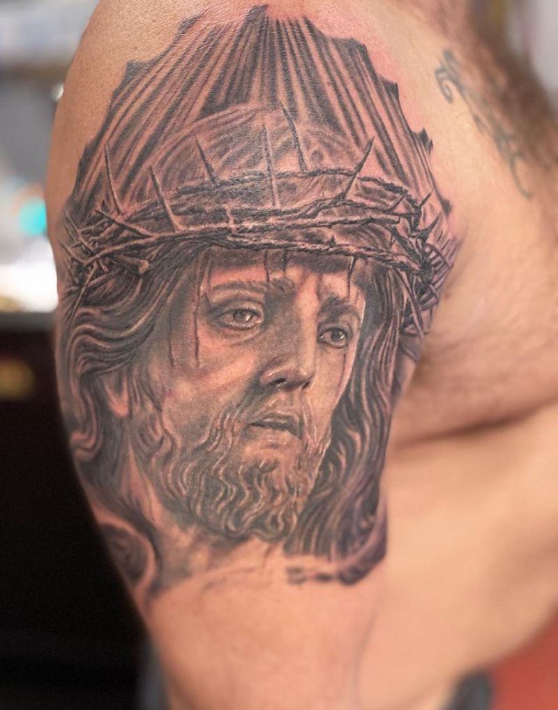 30 Perfect Jesus Tattoos to Inspire You