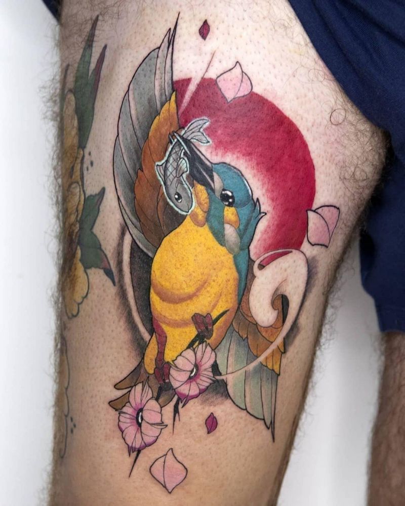 30 Pretty Kingfisher Tattoos You Must Try