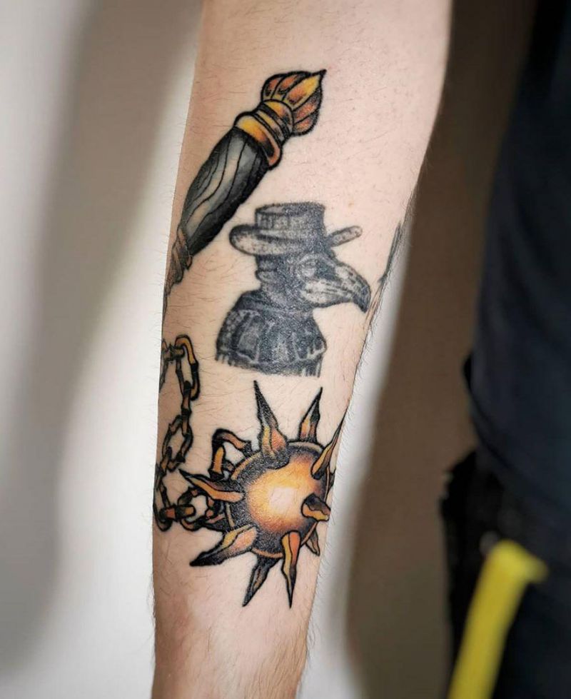 30 Pretty Morningstar Tattoos You Will Love to Try