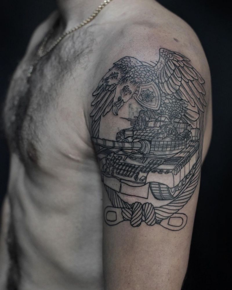 30 Pretty Tank Tattoos You Will Love