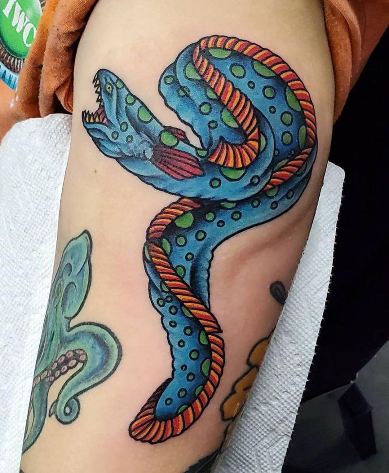 30 Pretty Eel Tattoos to Inspire You