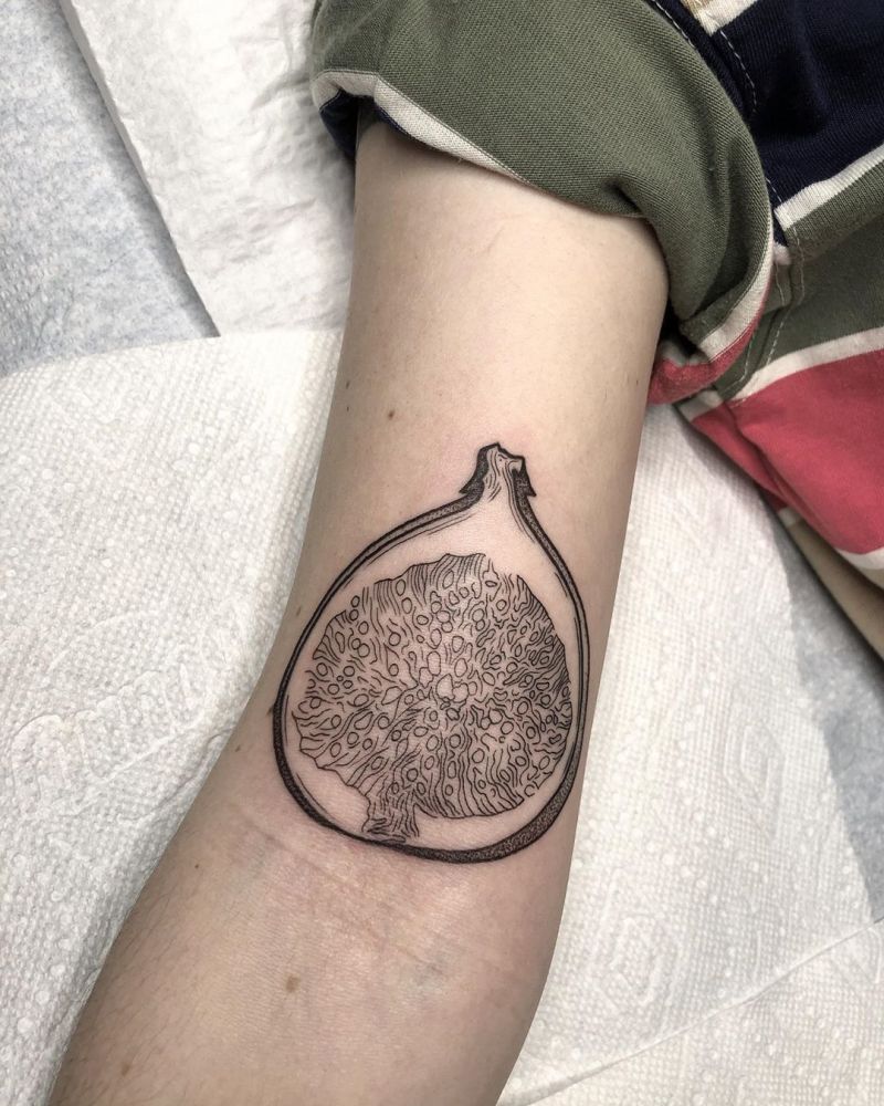 30 Pretty Fig Tattoos You Will Love
