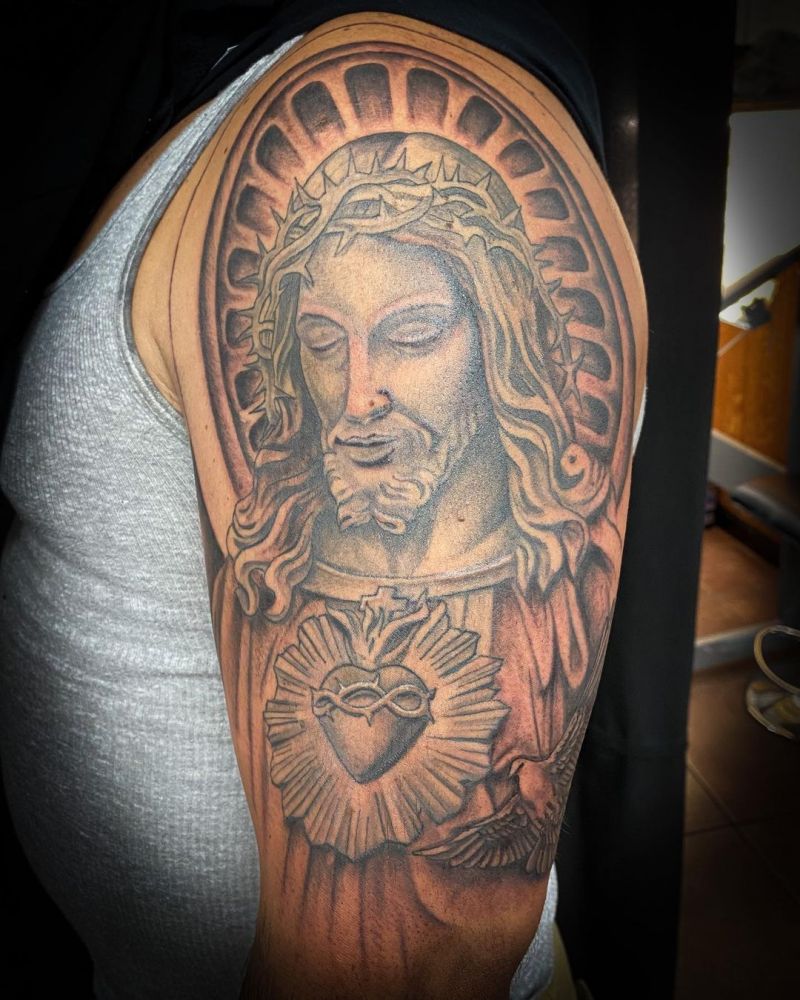 30 Perfect Jesus Tattoos to Inspire You