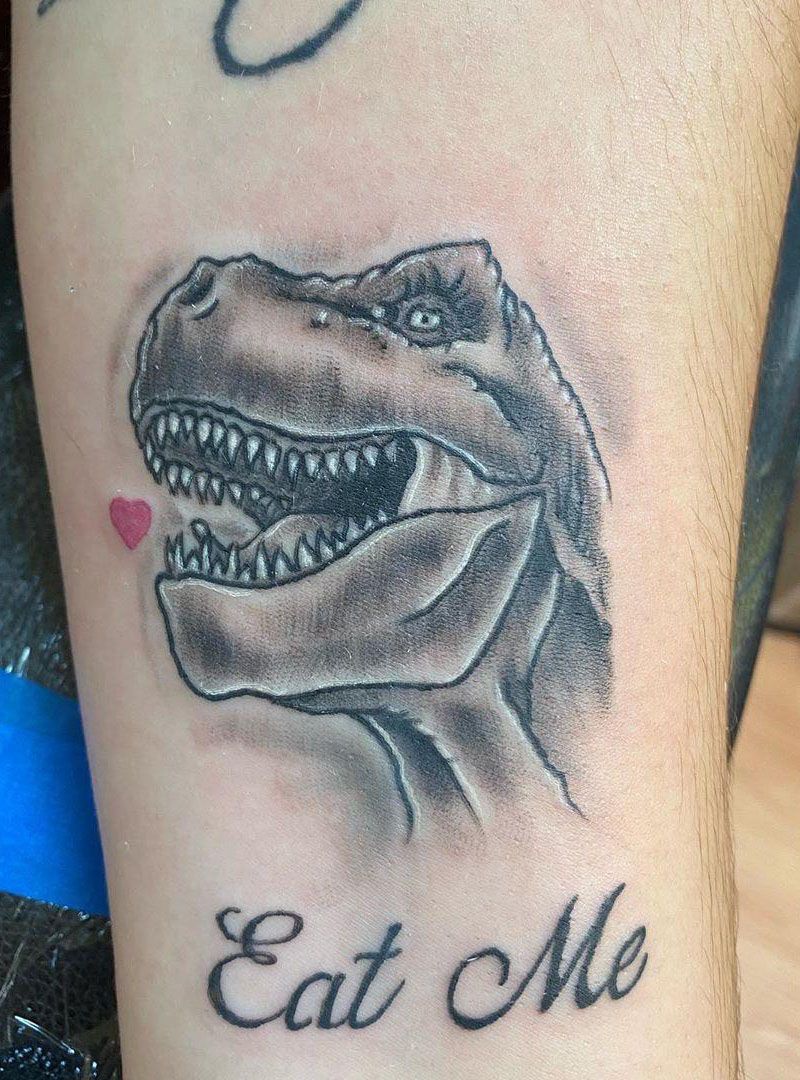 30 Pretty Dinosaur Tattoos to Inspire You