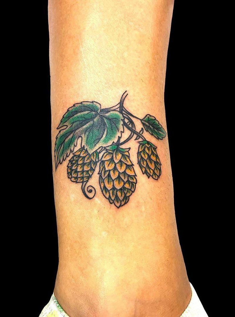 30 Pretty Hops Tattoos You Must Try