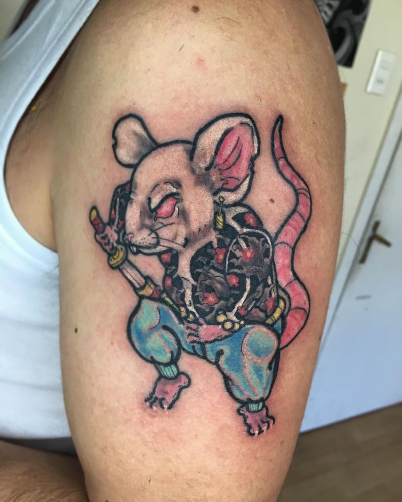 30 Pretty Rat Tattoos You Will Love