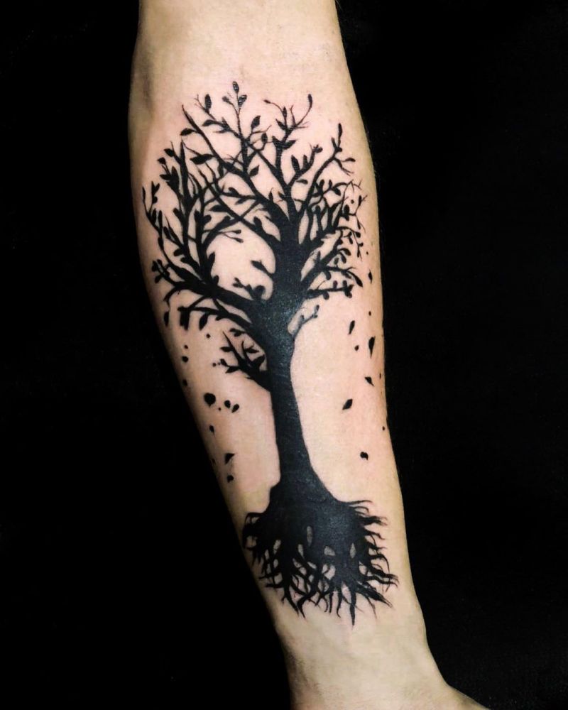 30 Pretty Tree Tattoos Make You Elegant