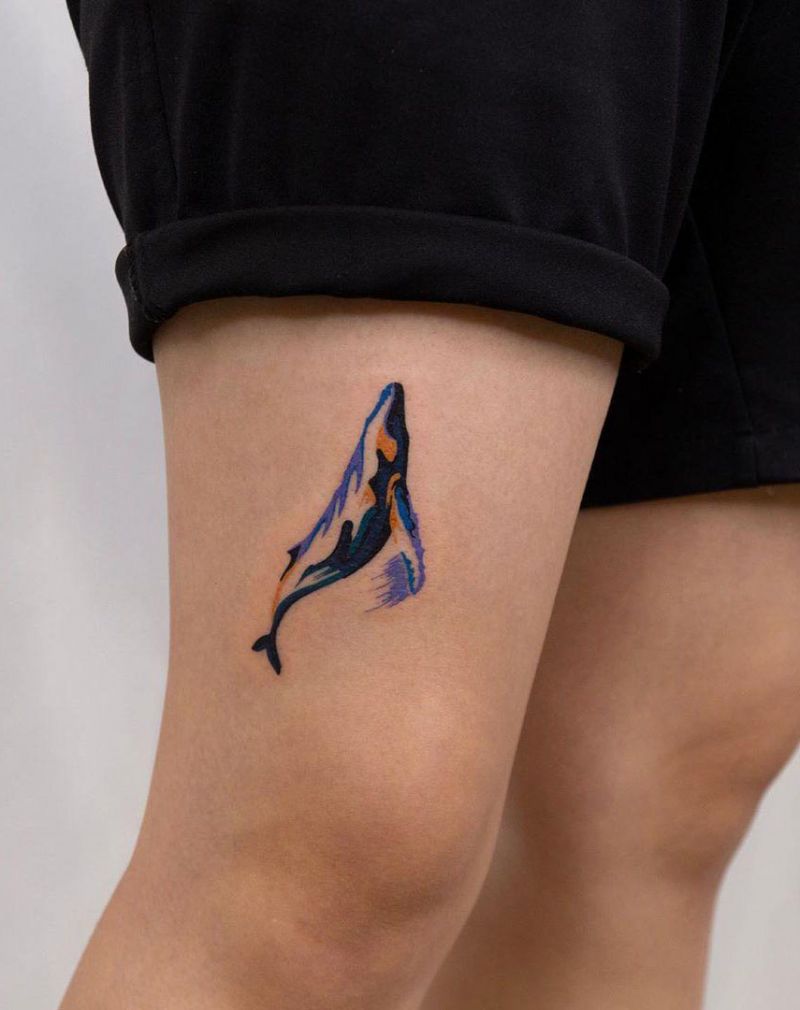 30 Pretty Whale Tattoos to Inspire You