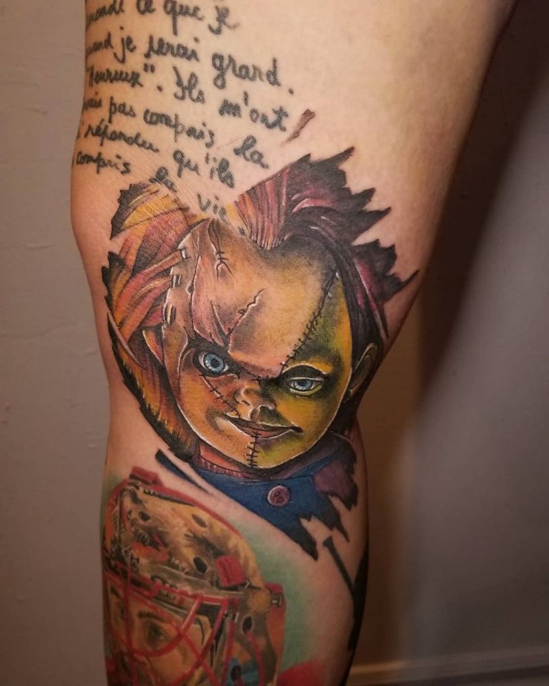 30 Pretty Chucky Tattoos Improve Your Temperament