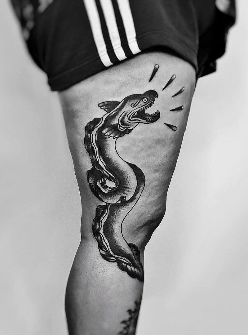 30 Pretty Eel Tattoos to Inspire You