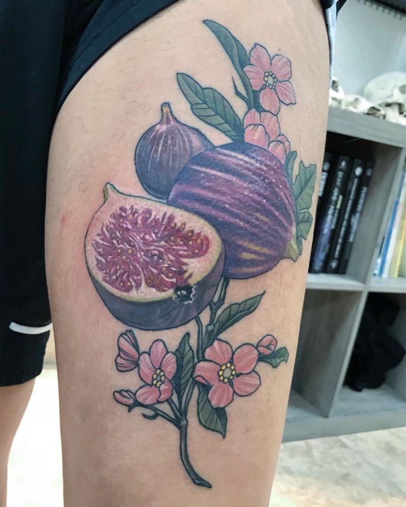 30 Pretty Fig Tattoos You Will Love