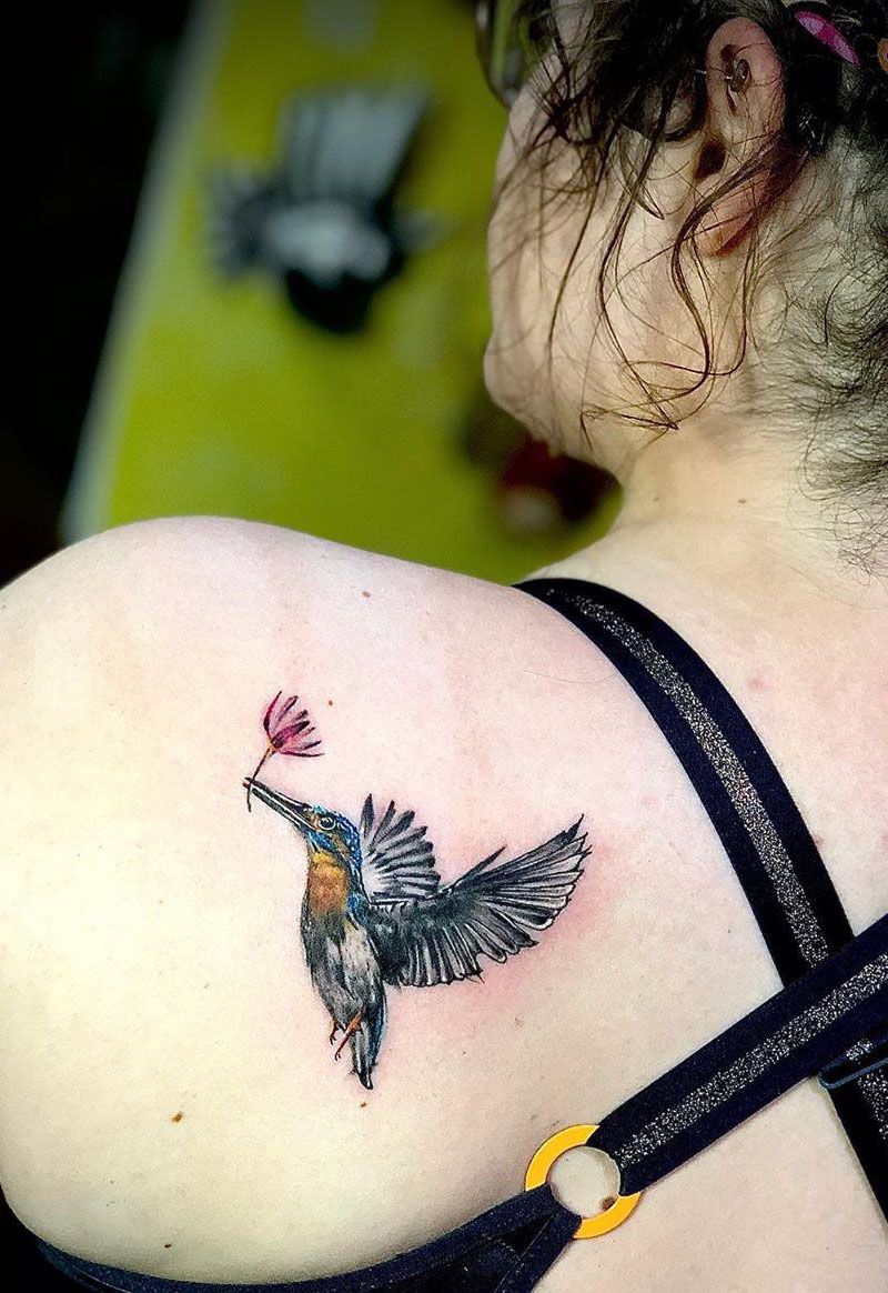 30 Pretty Kingfisher Tattoos You Must Try