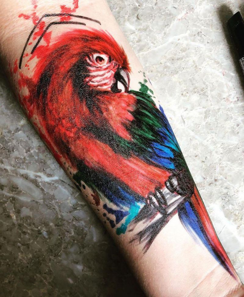 30 Pretty Macaw Tattoos Bring You Happiness