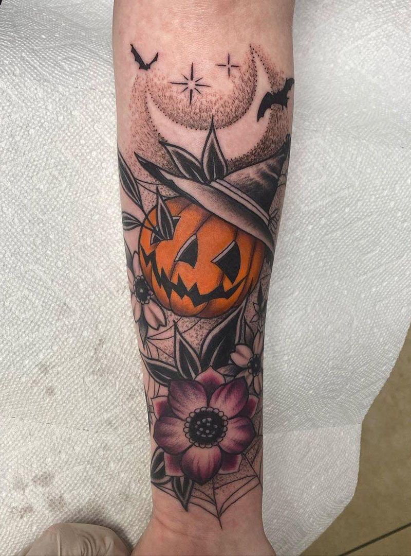 30 Pretty Pumpkin Tattoos You Will Love