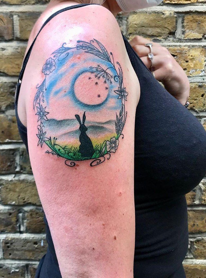 30 Pretty Sky Tattoos Make You Carefree and Joyous