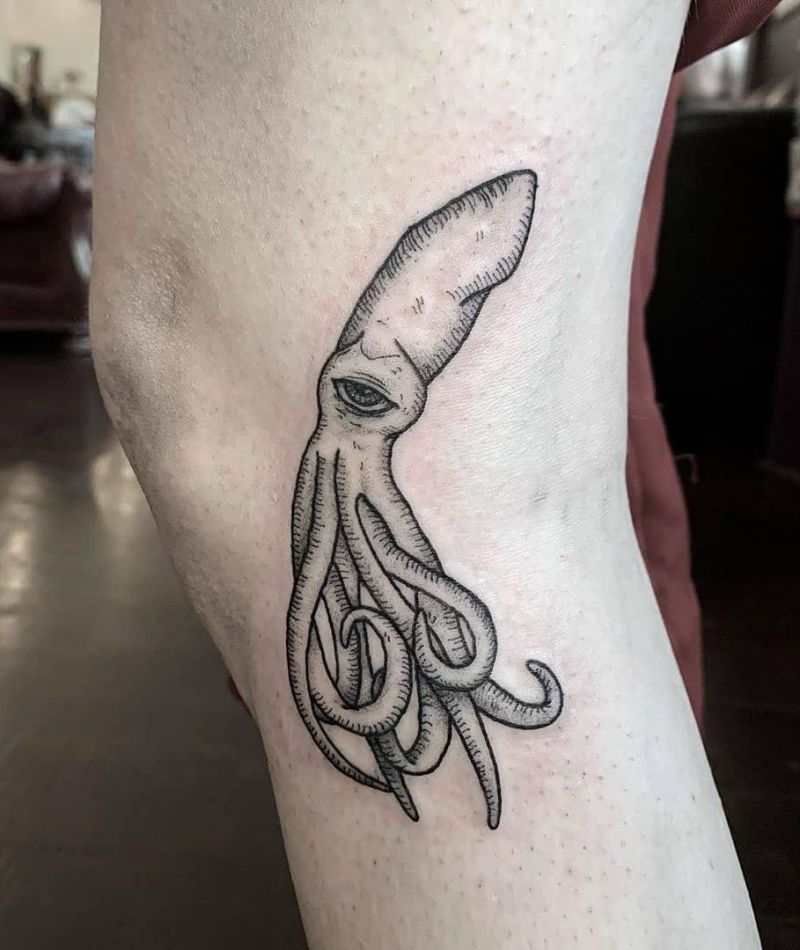 30 Pretty Squid Tattoos that Make You Sexy