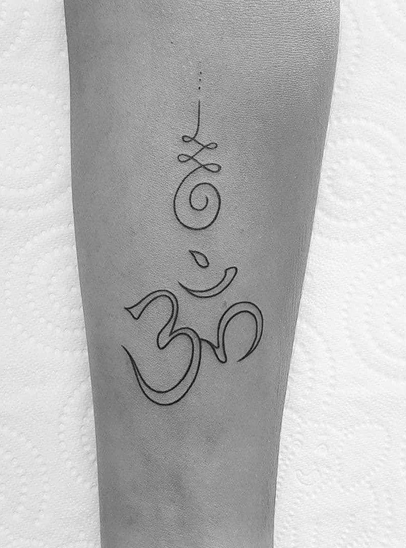 30 Pretty AUM Tattoos to Inspire You