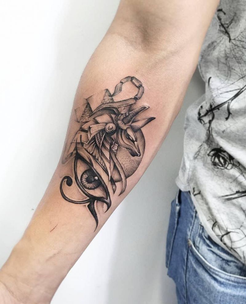 30 Pretty Anubis Tattoos Make You Charming