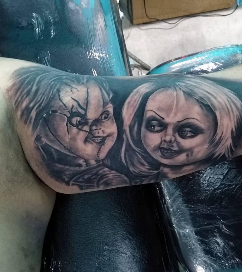 30 Pretty Chucky Tattoos Improve Your Temperament