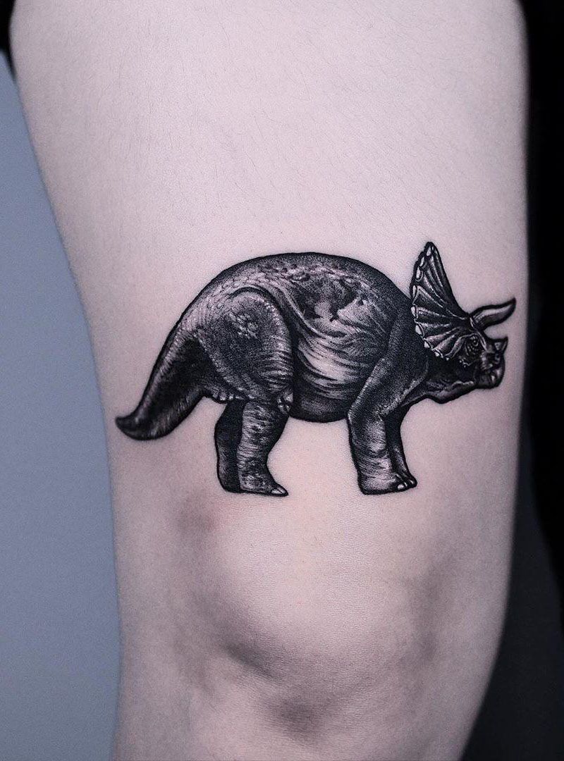 30 Pretty Dinosaur Tattoos to Inspire You