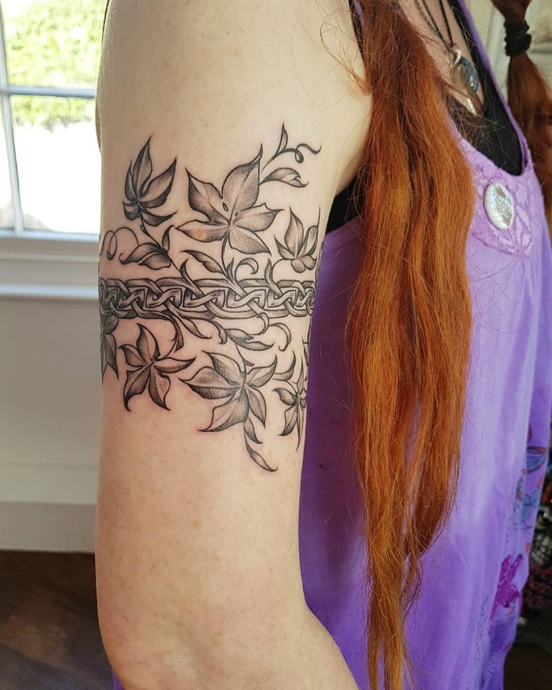 30 Pretty Ivy Tattoos Improve Your Temperament