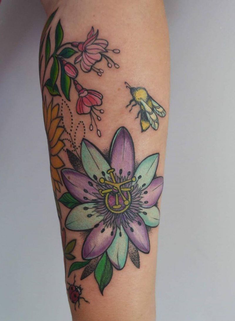 30 Pretty Passion Flower Tattoos You Must Try