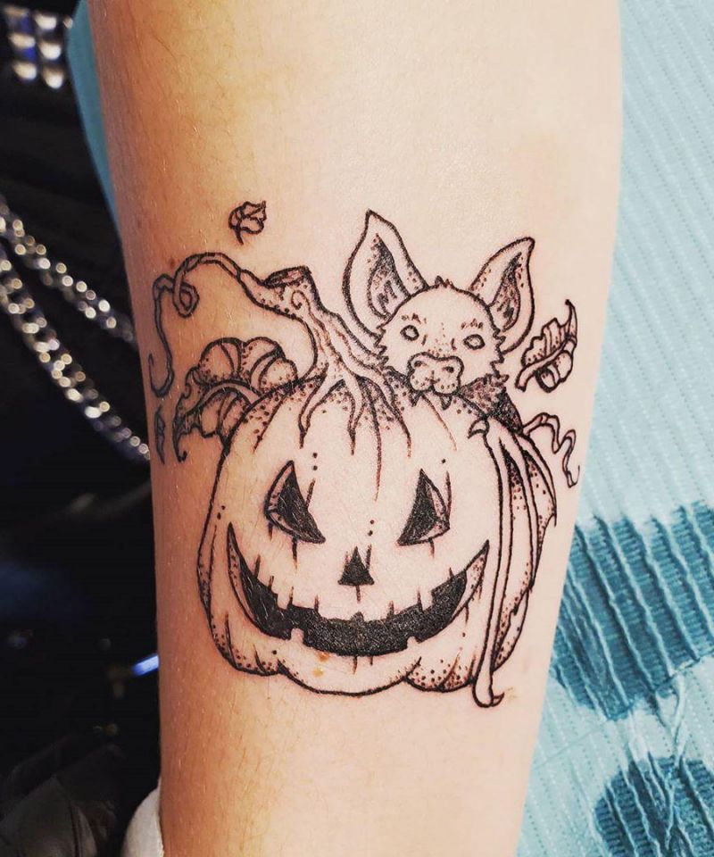 30 Pretty Pumpkin Tattoos You Will Love