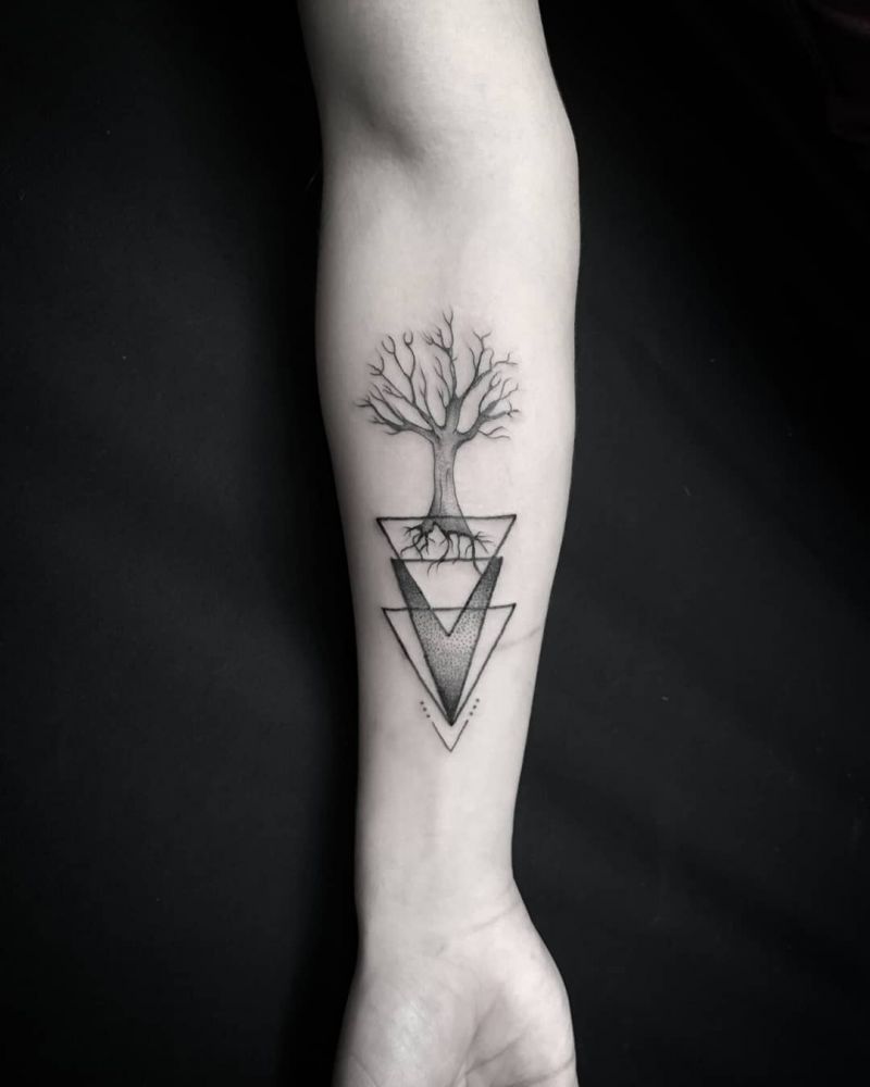 30 Pretty Tree Tattoos Make You Elegant