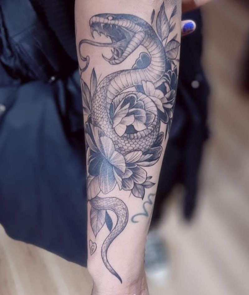 30 Pretty Viper Tattoos You Will Love