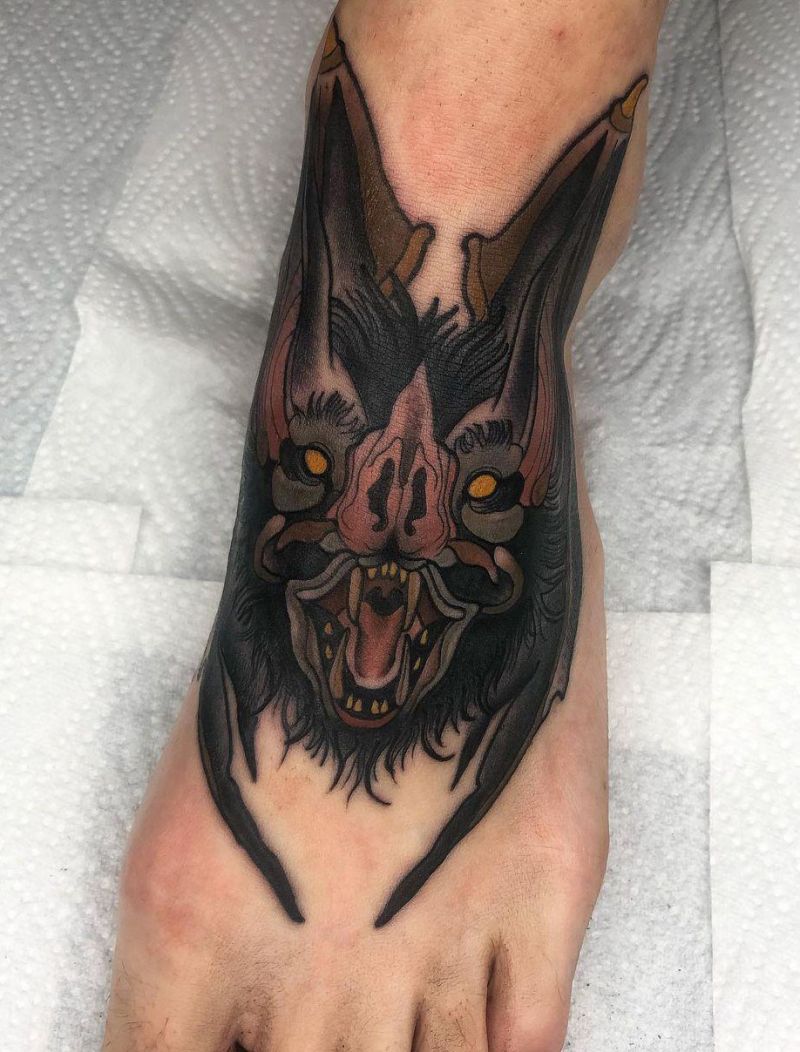 30 Pretty Bat Tattoos Improve Your Temperament