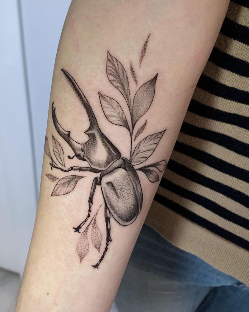 30 Pretty Beetle Tattoos You Must Try