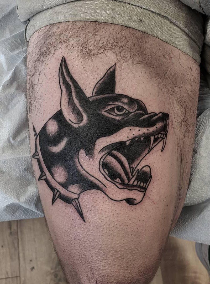 30 Pretty Doberman Tattoos Hope to Bring You Luck