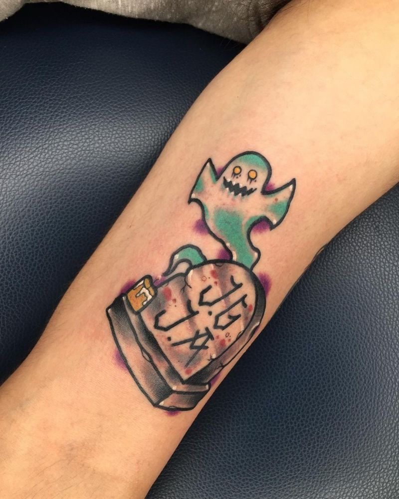 30 Pretty Ghost Tattoos to Inspire You