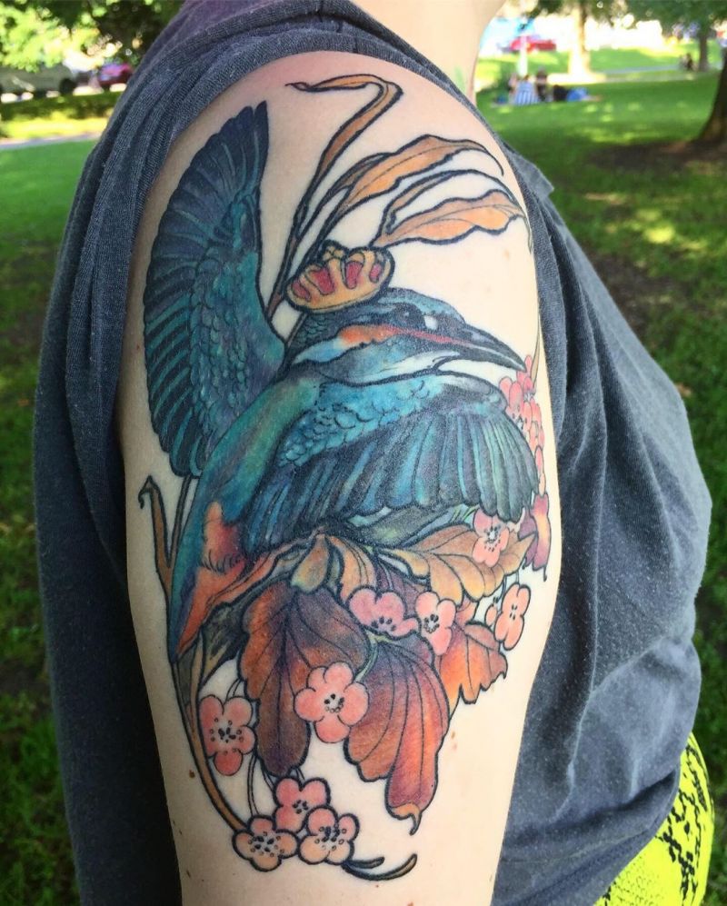 30 Pretty Kingfisher Tattoos You Must Try